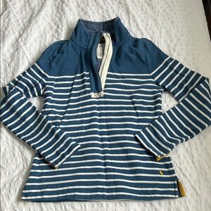 JOULES Striped Quarter Zip